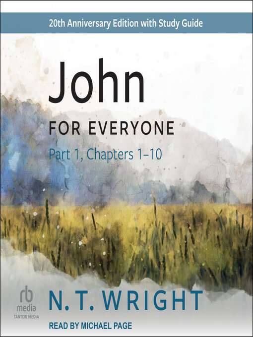 Title details for John for Everyone, Part 1 by N. T. Wright - Available